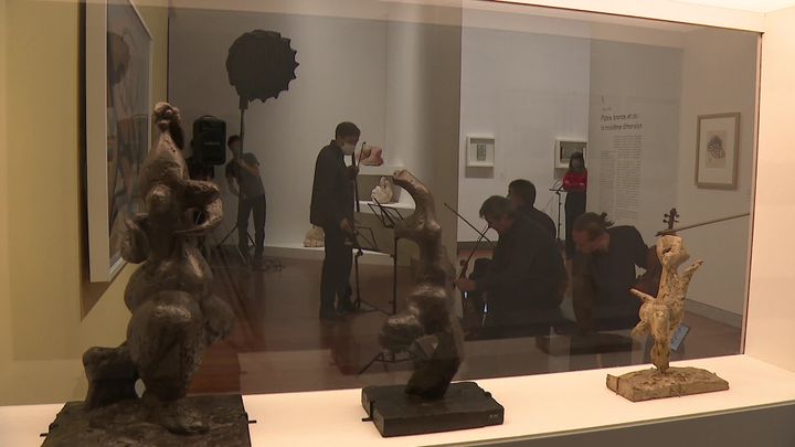 La Nuit des musées se prépare au Musée des Beaux-Arts de Lyon, avec un mini concert&nbsp; diffusé gratuitement le 14 novembre (France Télévisions / M.Aïssou / S.Adam)