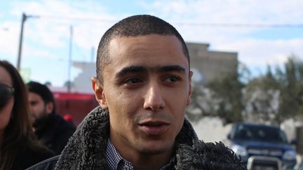 Le rappeur Weld El 15 à Tunis (5 décembre 2013)
 (STR / EPA / MaxPPP)