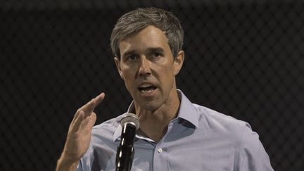 Beto O'Rourke, à El Paso (Texas, Etats-Unis), le 4 août 2019.&nbsp; (MARK RALSTON / AFP)