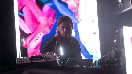 Aphex Twin, le 2 juin 2017, à Londres.&nbsp; (RICHARD ISAAC / /SIPA)