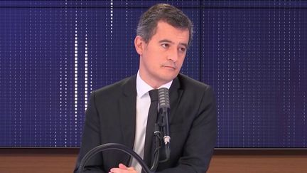 Gérald Darmanin était l'invité de franceinfo vendredi 13 novembre 2020.&nbsp; (FRANCEINFO / RADIOFRANCE)