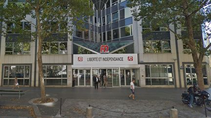 Le siège du syndicat Force ouvrière, à Paris, en juillet 2018. (GOOGLEMAPS)