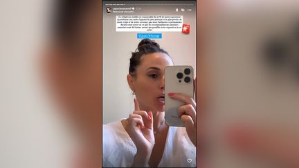 Capucine Anav,l'ex-chroniqueuse de l'émission "Touche pas à mon poste !", fait partie des influenceurs épinglés par la DGCCRF. (CAPTURE ECRAN INSTAGRAM)