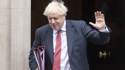 Boris Johnson, le Premier ministre britannique, le 2 septembre 2020, à Londres. (RAY TANG / ANADOLU AGENCY / AFP)