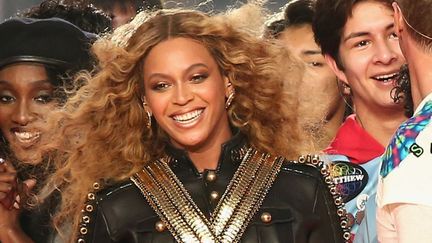 Beyoncé (ici à la mi-temps du Super Bowl en février 2016) attendue à Coachella 2018.
 (Christopher Polk / Getty Images / AFP)