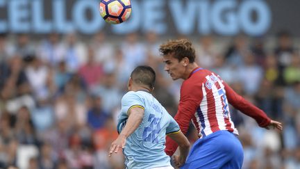 Le buteur de l'Atletico Madrid Antoine Griezmann (MIGUEL RIOPA / AFP)