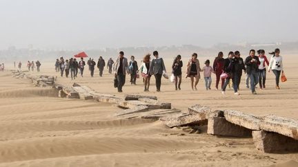 Un pont séculaire découvert en Chine à cause de l'assèchement du lac Poyang
 (STR / AFP)