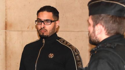 Jawad Bendaoud, lors de son procès en appel, le 21 novembre 2018 à Paris.&nbsp; (JACQUES DEMARTHON / AFP)