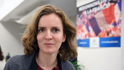 Nathalie Kosciusko-Morizet à son arrivée au siège des Républicains, le 13 décembre 2016, à Paris, à l'occasion de la première réunion du nouveau bureau politique du parti. (ERIC FEFERBERG / AFP)