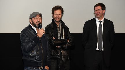 Avant-première de la série Baron Noir en présence de Kad Merad au Studio 43, à Dunkerque, le 26 janvier 2016. (MARC DEMEURE / MAXPPP)