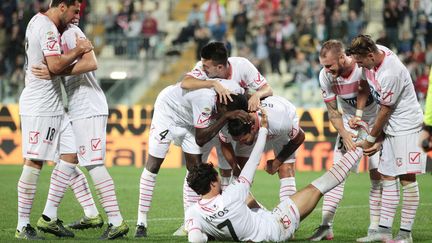 Les joueurs de Carpi, heureux (ELISABETTA BARACCHI / ANSA)