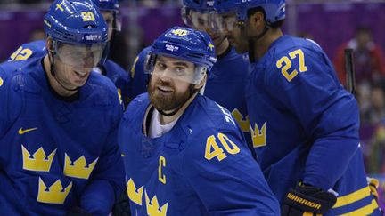 Henrik Zetterberg, buteur lors du premier match de la Suède aux JO de Sotchi, doit déclarer forfait pour la suite de la compétition