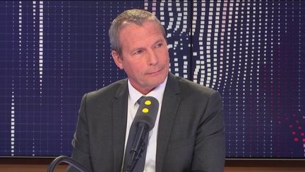 Jean-Michel Fauvergue, député LREM, le 18 mars 2019 sur franceinfo. (FRANCEINFO / RADIOFRANCE)