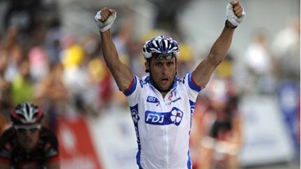 Sandy Casar (FDJ) s'impose lors de la 9e étape