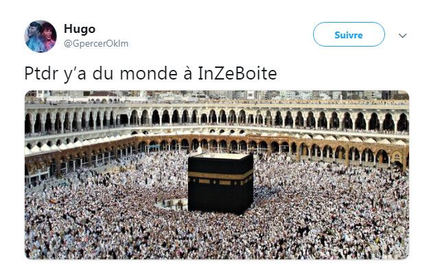 Capture d'écran d'un tweet humoristique de Hugo. (GPERCEROKLM / TWITTER)