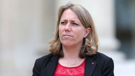 Danielle Simonnet,&nbsp;conseillère de Paris de La France insoumise,&nbsp;à l'Elysée, à Paris, le 25 juin 2016. (YANN BOHAC / CITIZENSIDE / AFP)