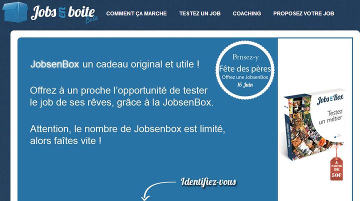 Capture d'&eacute;cran du site Jobsenboite. (  FRANCETV INFO )