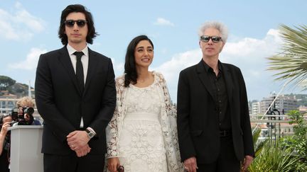 Le réalisateur Jim Jarmusch et les deux acteurs principaux de son film. (MAXPPP)