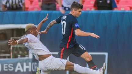 Christian Pulisic, vainqueur de la Ligue des nations de la Concacaf avec les États-Unis. (JONATHAN DUENAS / 623)