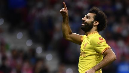 Mohamed Salah a signé un doublé face à l'Atlético de Madrid, le 19 octobre.&nbsp; (JOSE BRETON / NURPHOTO)