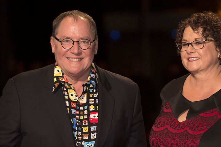 John Lasseter (Pixar) et son épouse Nancy
 (Jean-François Lixon)