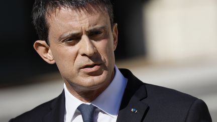 Manuel Valls, candidat à la primaire de la gauche.&nbsp; (THOMAS SAMSON / AFP)