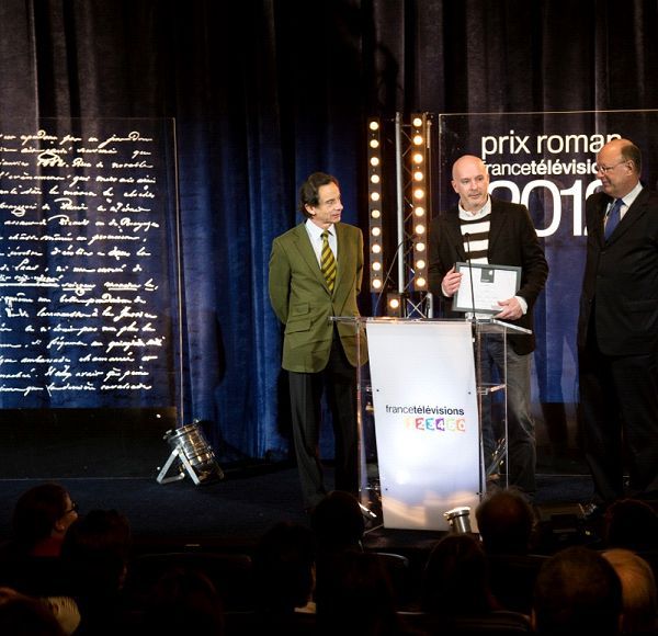 Antoine Choplin, aux côtés de Rémy Pflimlin et Olivier Barrot
 (Vincent PANCOL)