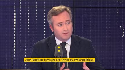 Le secrétaire d’État auprès du Ministre de l’Europe et des Affaires étrangères Jean-Baptiste Lemoyne était l'invité de franceinfo mardi 8 janvier 2018. (FRANCEINFO)