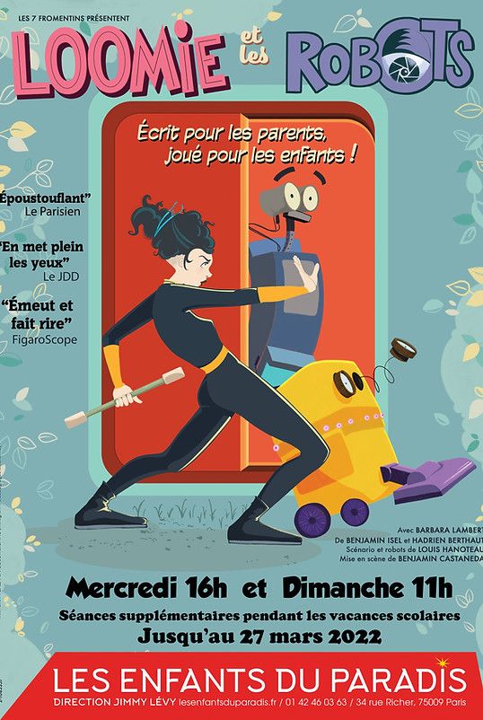 L'affiche du spectacle "Loomie et les Robots". (DR)