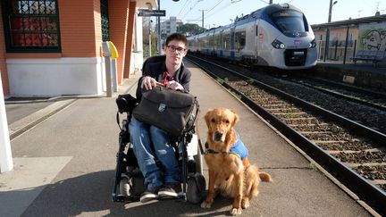 Kévin Fermine, porte plainte contre la SNCF pour discrimination. (ERIC CABANIS / AFP)