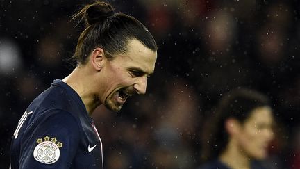 L'attaquant du PSG, Zlatan Ibrahimovic (FRANCK FIFE / AFP)