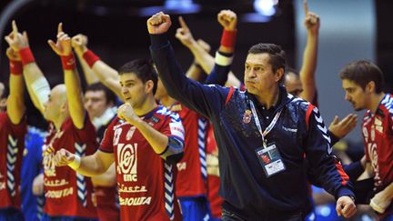 Le coach serbe Veselin Vukovic (ANDREJ ISAKOVIC / AFP)