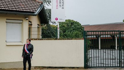 Le collège du Bois-d'Aulne à Conflans-Saint-Honorine, le 20 octobre 2020.&nbsp; (JAN SCHMIDT-WHITLEY/LE PICTORIUM / MAXPPP)