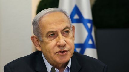 Benjamin Netanyahou, le 7 janvier 2024. (RONEN ZVULUN / POOL / REUTERS POOL)