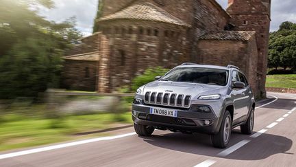  (Le nouveau Cherokee, avec sa face avant très caractéristique © Jeep)