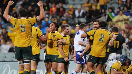 L'Australie arrache la victoire sur l'Afrique du Sud (GREG WOOD / AFP)