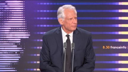 Dominique de Villepin invité du 8.30 franceinfo. (FRANCEINFO / RADIOFRANCE)