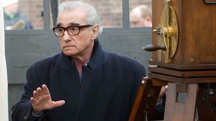 Martin Scorsese sur le tournage de &quot;Hugo Cabret&quot;
 (Warner Bros. France)