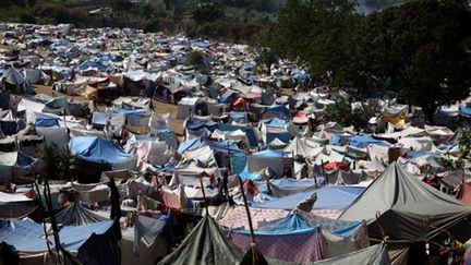 Haïti: quelque 25.000 réfugiés sous les tentes. (AFP/JULIEN TACK)