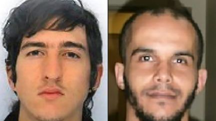 Clément Baur et Mahiedine Merabet ont été arrêtés à Marseille (Bouches-du-Rhône), le 18 avril 2017, soupçonnés de préparer un attentat. (POLICE NATIONALE)