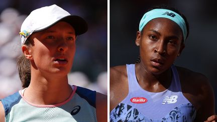 La Polonaise Iga Swiatek affrontera l'Américaine Coco Gauff en finale de Roland-Garros, le samedi 4 juin 2022. (MINE KASAPOGLU / Thomas SAMSON / AFP)