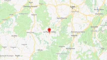 L'enfant s'est échappé de son domicile&nbsp;à Vals-près-le-Puy, en Haute-Loire. (GOOGLE MAPS)