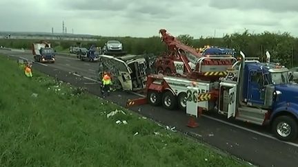 Gros carambolage sur l'A13, deux blessés graves