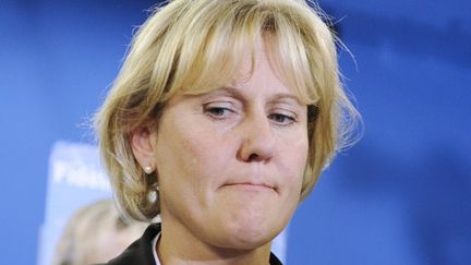 Nadine Morano, l'ancienne minitre de l'Apprentissage, le 17 juin 2012 &agrave; Neuves-Maisons (Meurthe-et-Moselle). (JEAN-CHRISTOPHE VERHAEGEN / AFP)