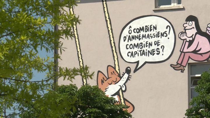 Détail de la fresque de Coco à Annemasse (France 3 Alpes)