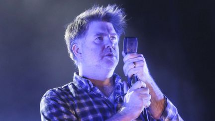 James Murphy de LCD Soundsystem en concert au festival Austin City Limits le 2 octobre 2016.
 (Jack Plunkett/AP/SIPA)