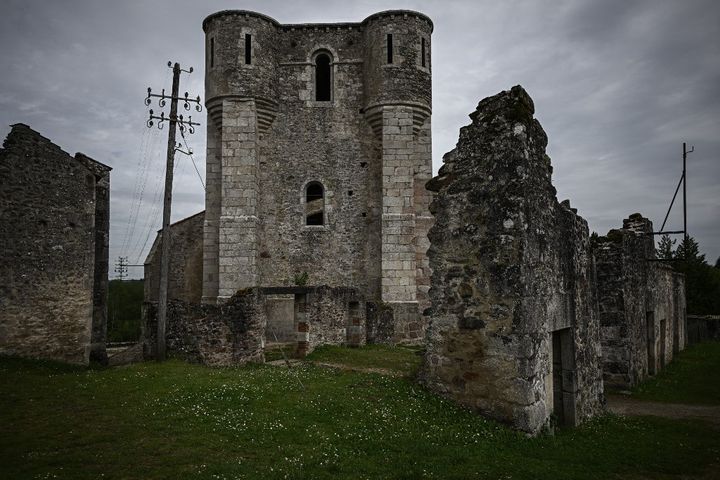 L'église a bénéficié de travaux de restauration en 2023 pour un montant de 480 000 euros. (PHILIPPE LOPEZ / AFP)