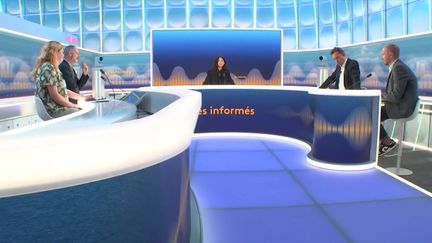 Le plateau des informés du matin du mardi 2 juillet 2024. (FRANCEINFO / RADIO FRANCE)