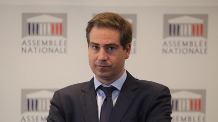 Olivier Becht, président du groupe Agir ensemble à l'Assemblée nationale, le 3 mars 2020. (LUDOVIC MARIN / AFP)