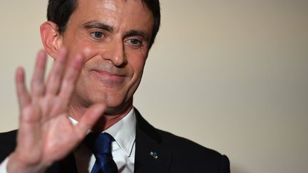 Manuel Valls, le 29 janvier 2017 à Paris. (ERIC FEFERBERG / AFP)